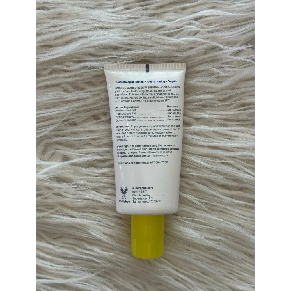 Supergoop Mineral Unseen Sunscreen SPF 50